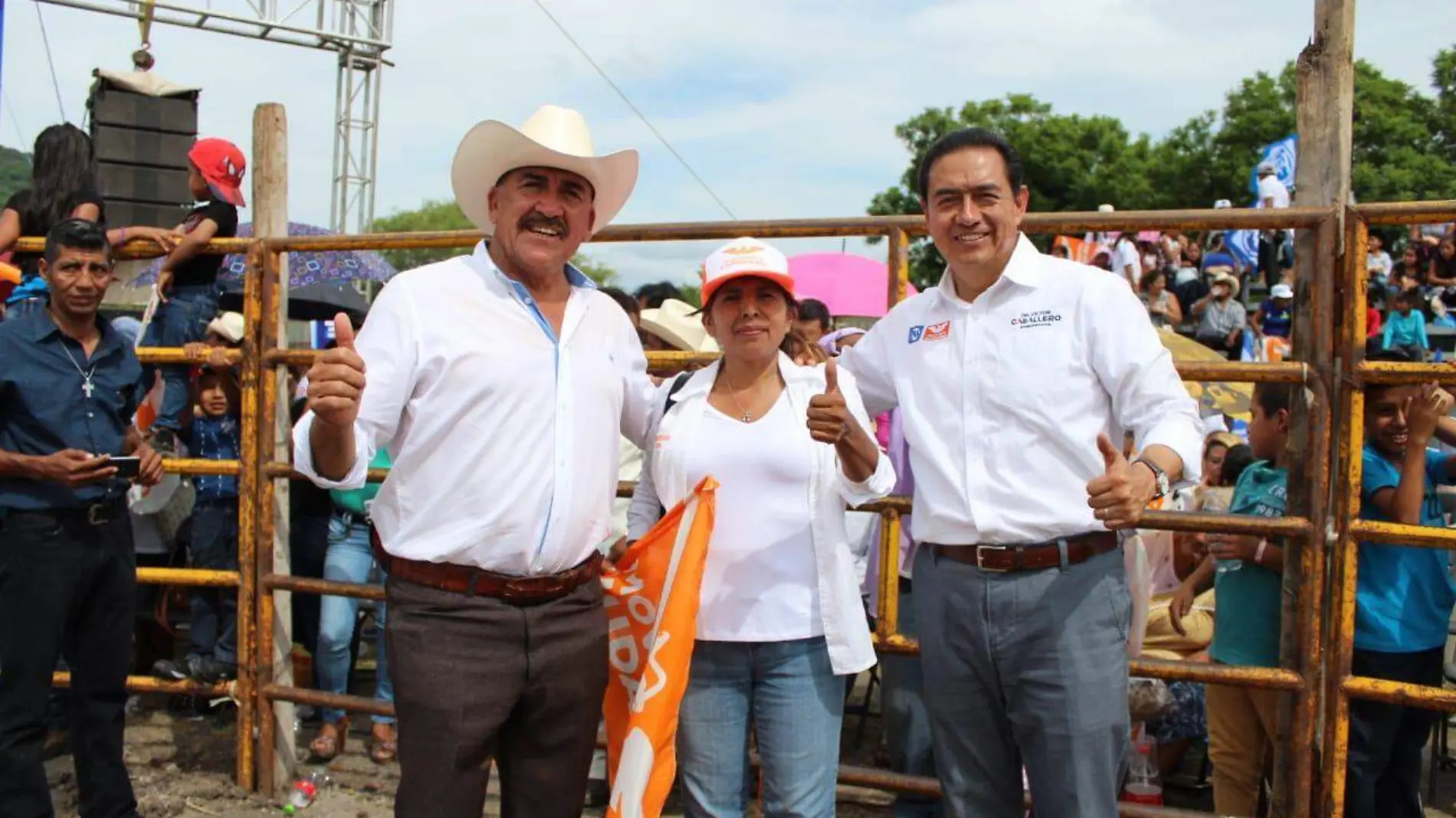 Caballero en la región oriente